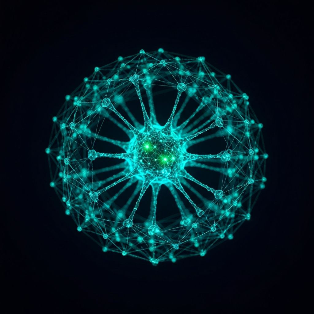 AI neural network powering predictive analytics